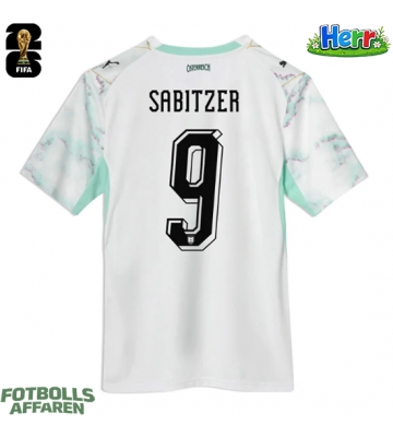 Österrike Marcel Sabitzer #9 Bortatröja VM 2026 Kortärmad